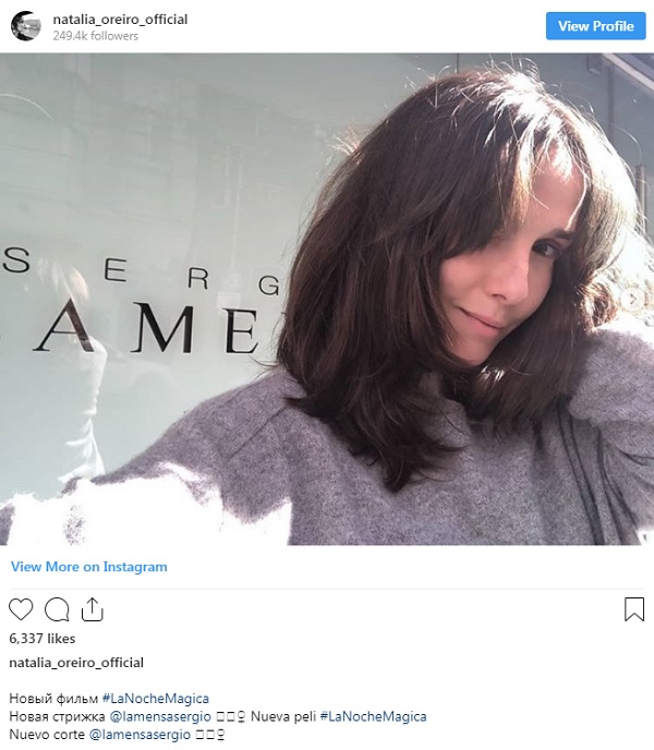 natalia oreiro nuevo look pelicula la noche magica 2019