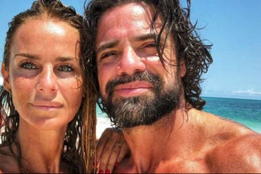 Sabrina Rojas y su esposo Luciano Castro.