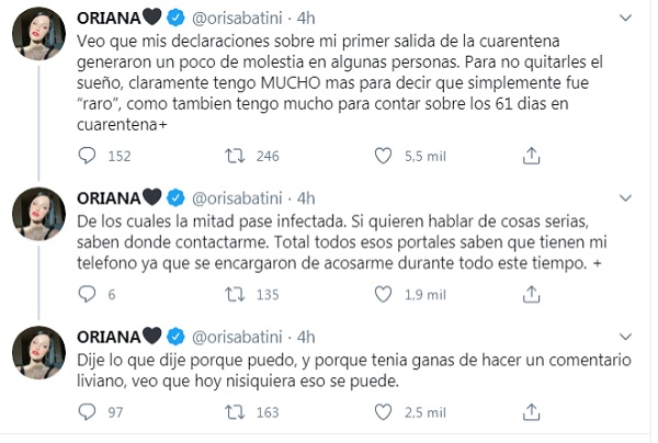 oriana sabatini twitter