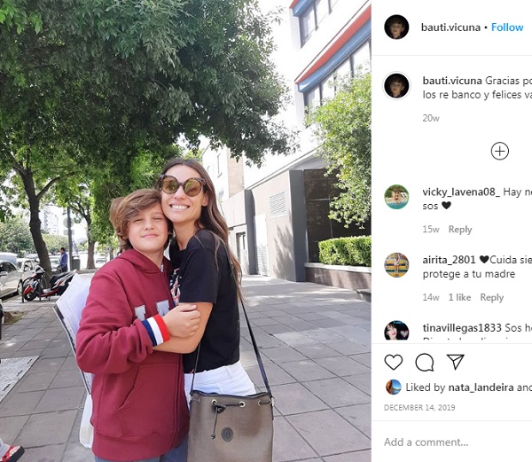 pampita y su hijo bautista vicuña