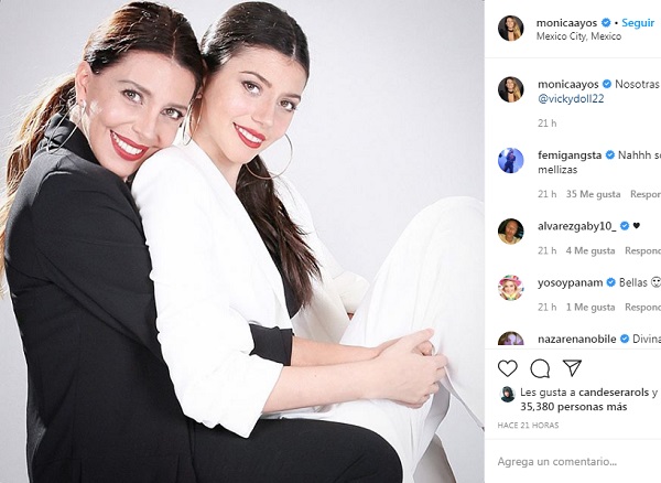 monica ayos y la hija victoria olivera