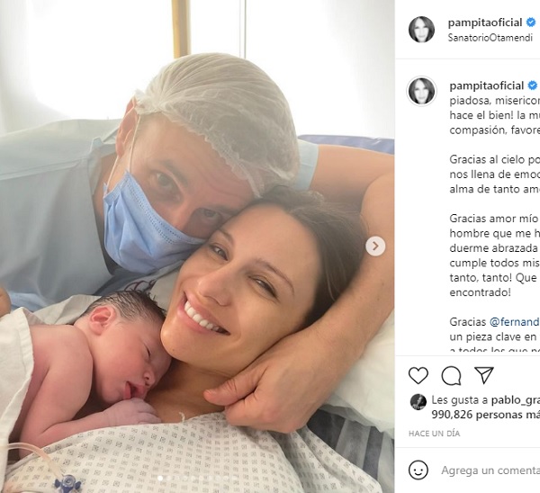 pampita hija ana parto 1