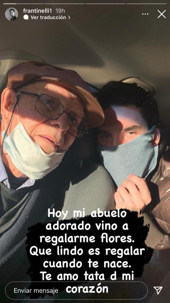 fran tinelli flores abuelo