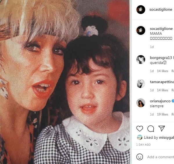 moria casan sofia gala cumpleaños foto retro