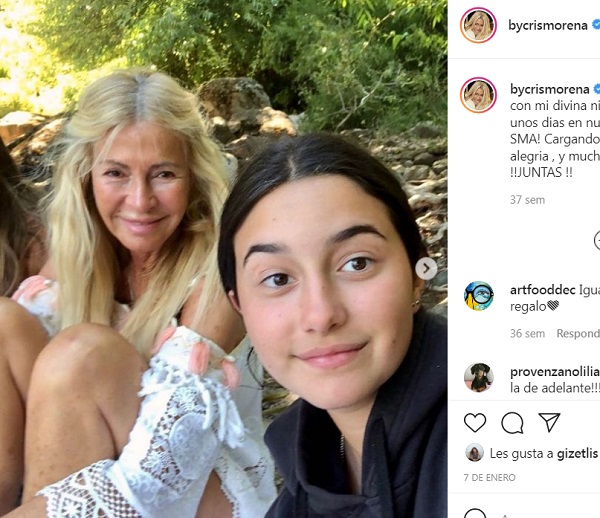 azul giordano hija de romina yan con cris morena