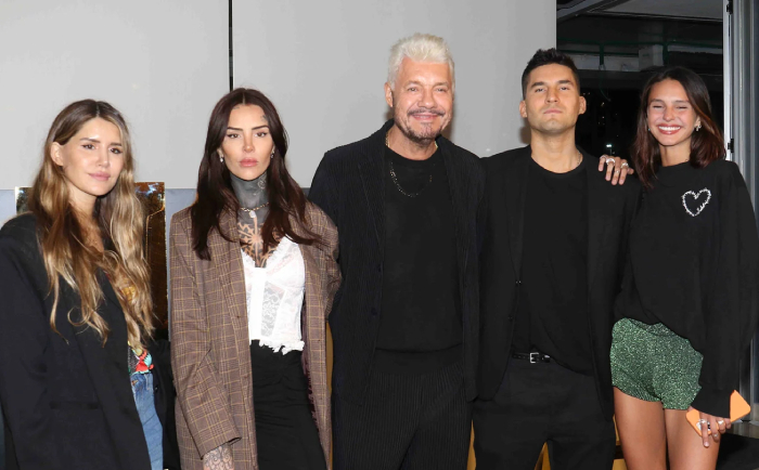 tinelli y sus hijos