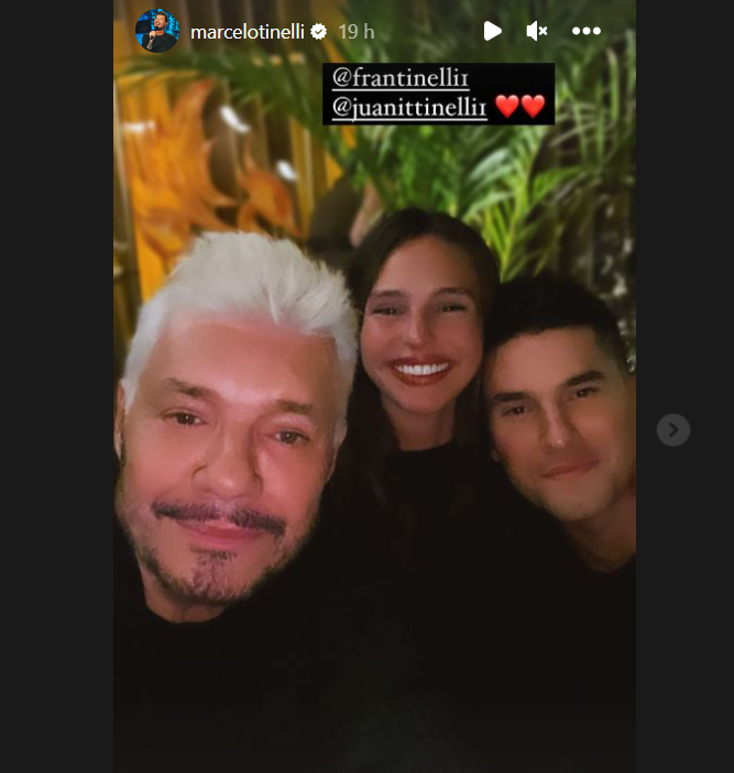 tinelli pelo blanco