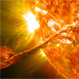 Magnífica imagen y video de una erupción solar