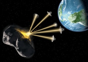 Láser contra asteroides Láser contra asteroides