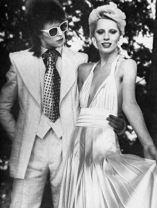 David Bowie y sus esposa Angela