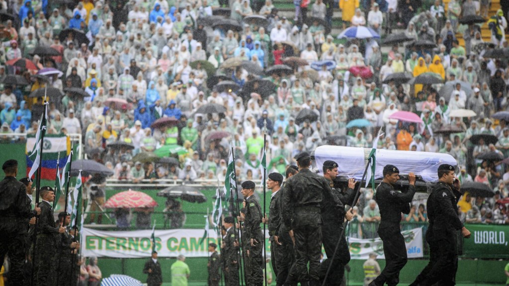 accidente-chapecoense funeral