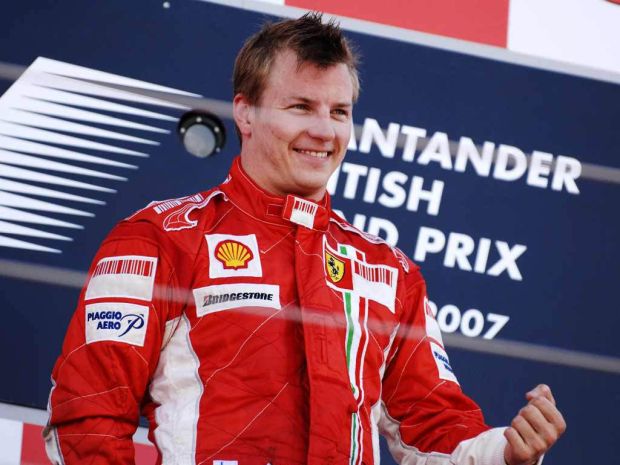 Raikkonen salió campeón con Ferrari el año 2007