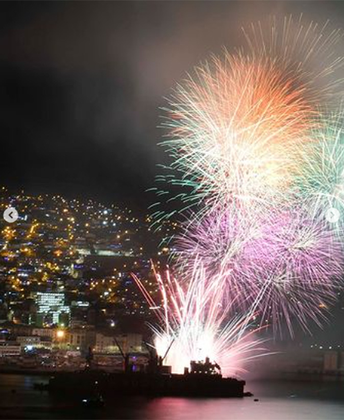 Fotos del año nuevo 2022 Las postales que dejó el show de fuegos