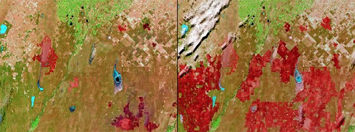 cambio climatico fotos nasa