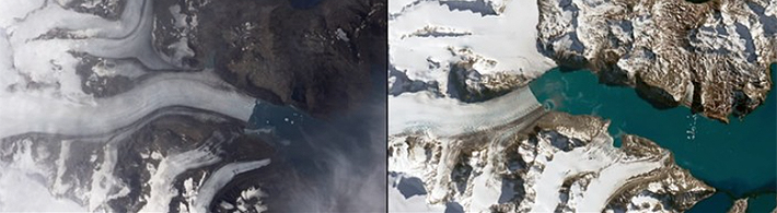 cambio climatico fotos nasa
