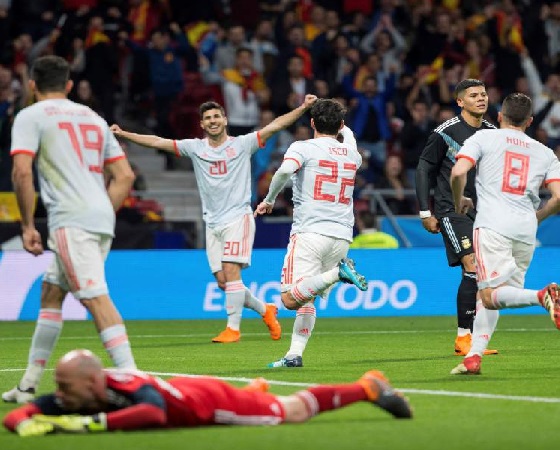 España le dio una paliza memorable a Argentina.