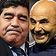 Maradona volvió a descargar su furia contra Sampaoli con fuertes descalifictivos