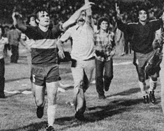 Suñé, el gran héroe de Boca en el Nacional 1976.