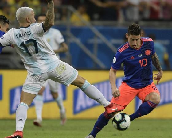 argentina colombia otamendi james
