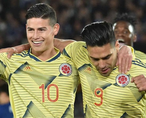 James y Falcao serán titulares ante Argentina.