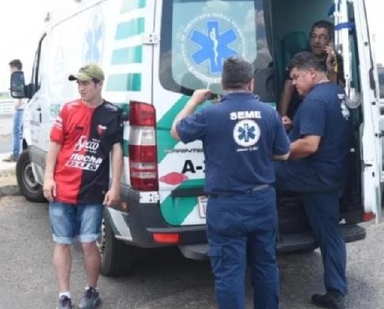 Cuando la ambulancia llegó al lugar, Ángel ya había muerto (foto: Diario Última Hora).