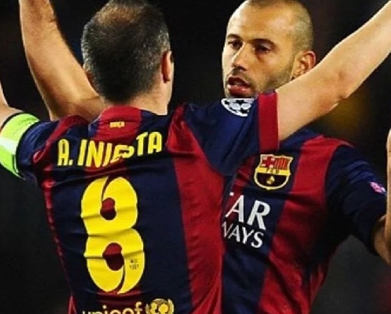 Iniesta y Mascherano compartieron vestuario en el Barcelona.