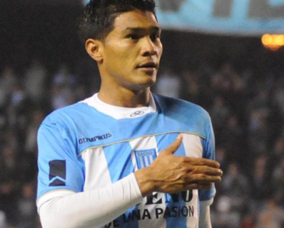 Teo Gutiérrez jugó en Racing entre 2011 y 2012.