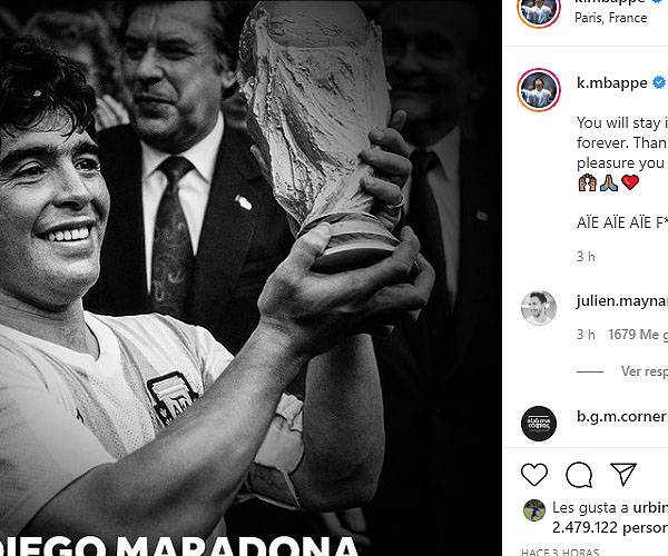 Mbappe Maradona