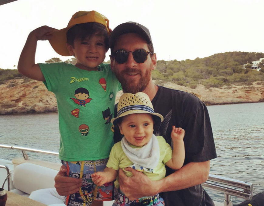 Messi de vacaciones