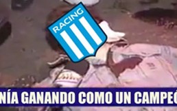 Tuit de Racing en momento clave de partido con Boca fue calificado de “mufa” por hinchas indignados
