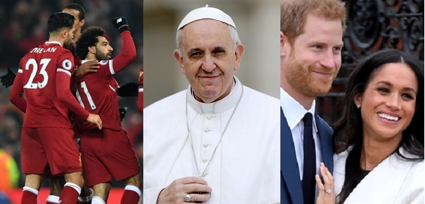Año 2018. En mayo, el Príncipe Harry contraerá el sagrado vínculo, mientras que Liverpool buscará su sexta Orejona. ¿Habrá tomado nota de esto en El Vaticano?