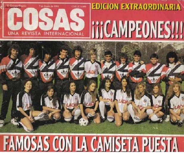 En aquellos días todos se subieron al Carro de la Victoria. Incluso, la revista Cosas que publicó una edición especial con famosas “con la camiseta puesta”.