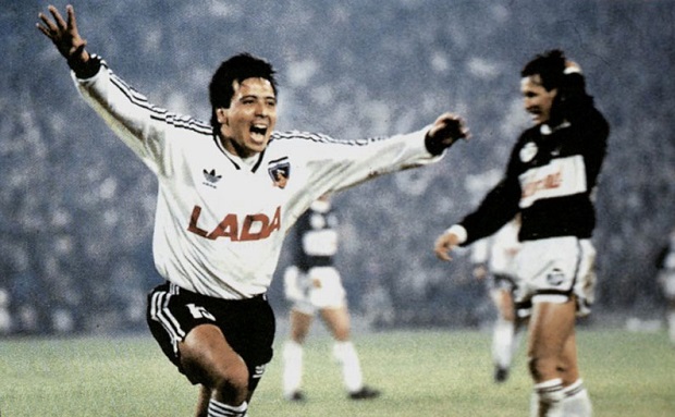 La cara llena de gol de Luis Pérez en la fría noche del 5 de junio. Y pensar que en la UC lo quería alinear como lateral…