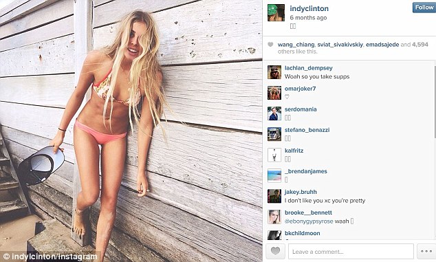 Foto: Indy Clinton (Instagram)