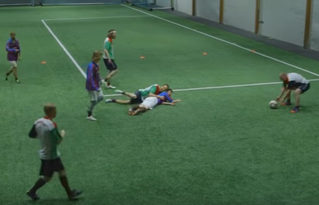 drunk football