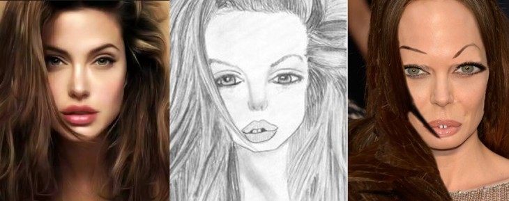 celebridades dibujos