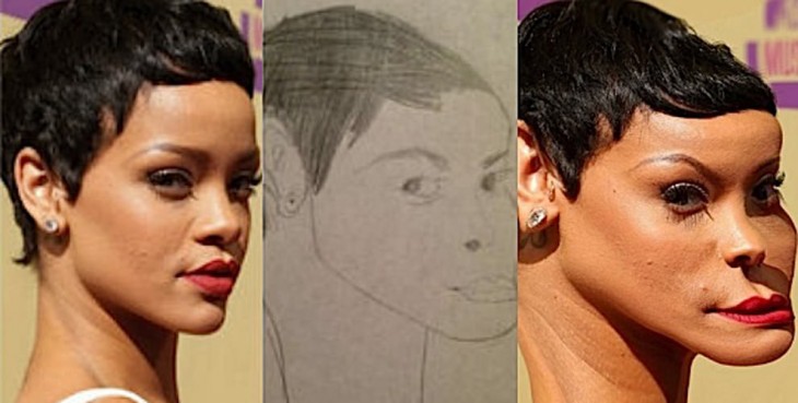 celebridades dibujos