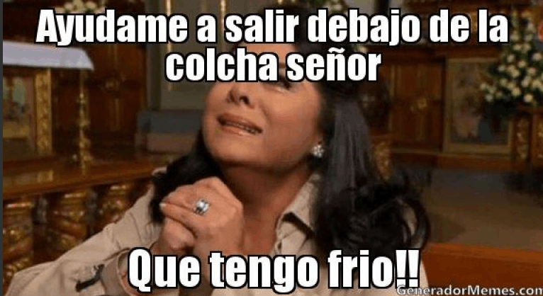 memes ola de frío