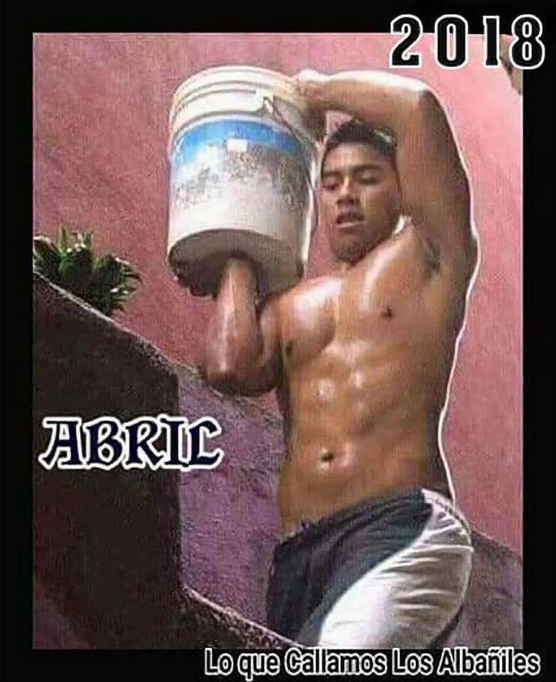 calendario albañiles abril