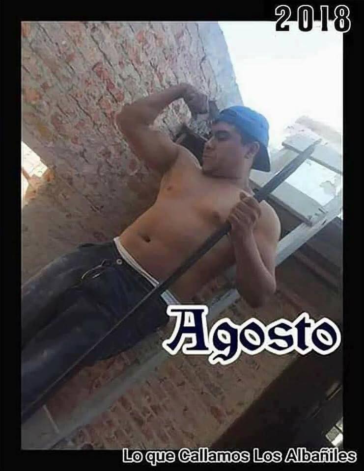 calendario albañiles agosto