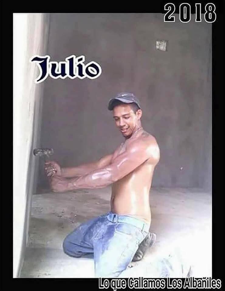 calendario albañiles julio