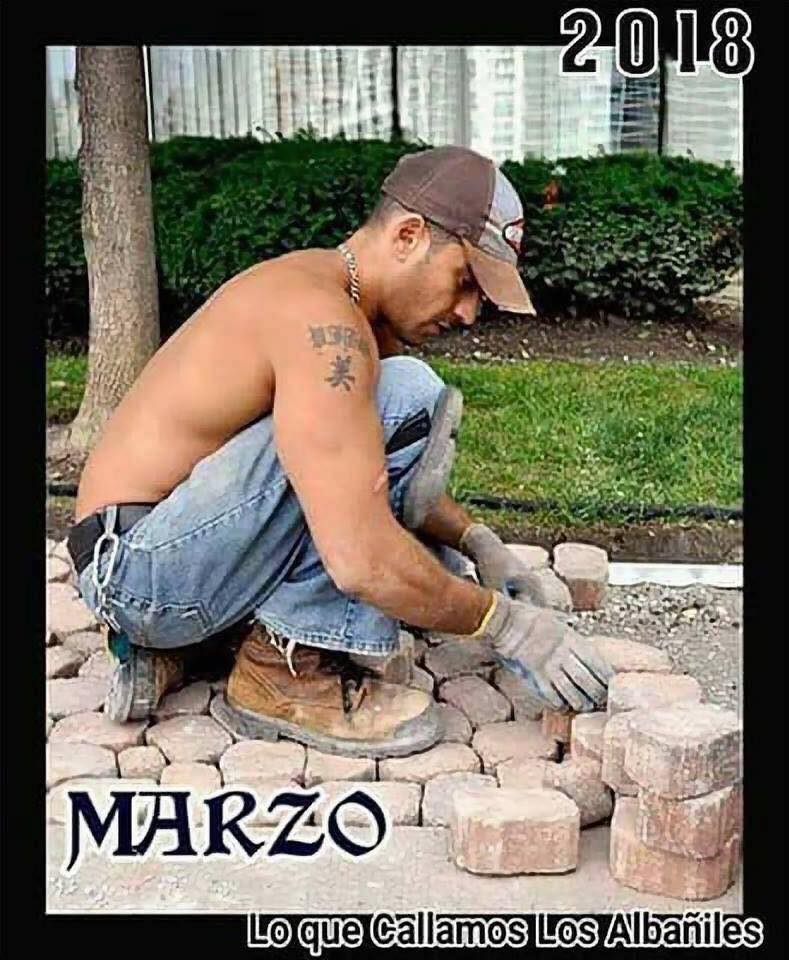 calendario albañiles marzo