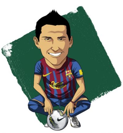 caricatura alexis sanchez 4