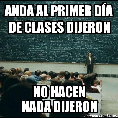 primera semana clases 4