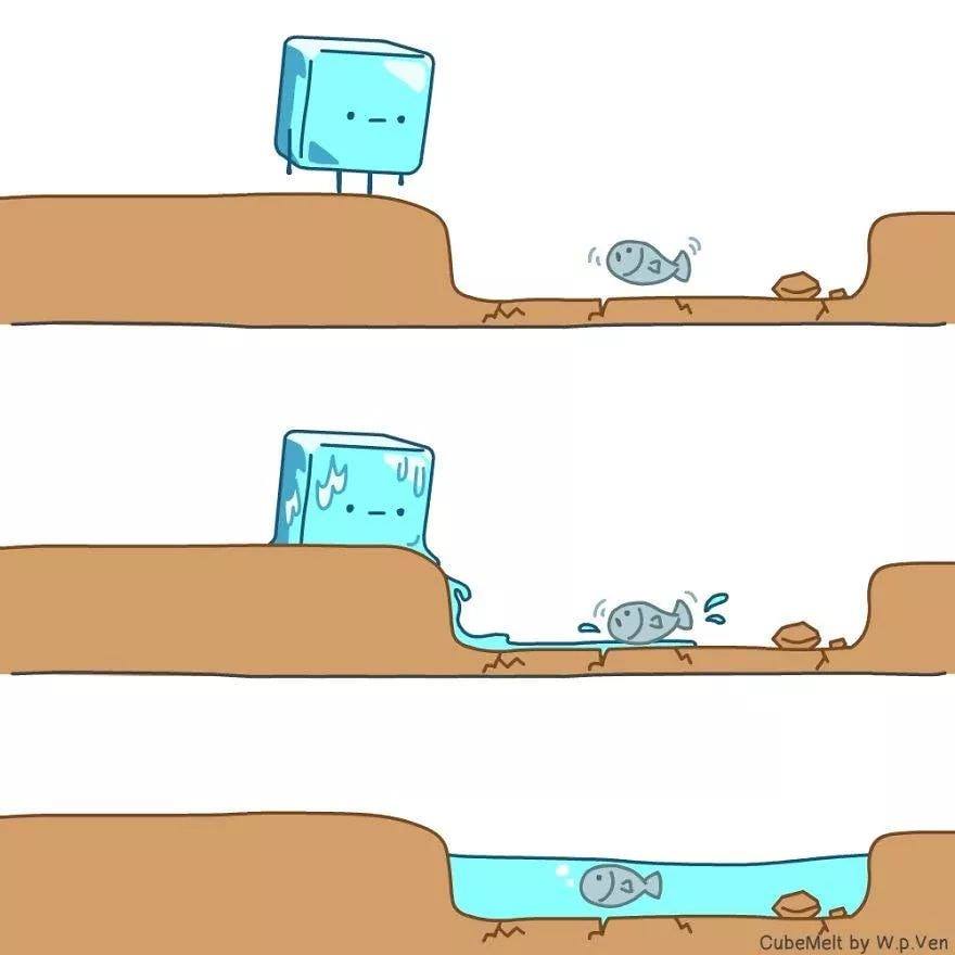 cubo de hielo