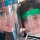 Familias e hijos con discapacidad se reinventan en plena pandemia: Realizan protectores faciales