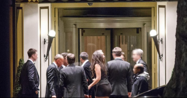 Los asistentes llegando a la velada caritativa del Club de los Presidentes. Foto: Vanguardia.com