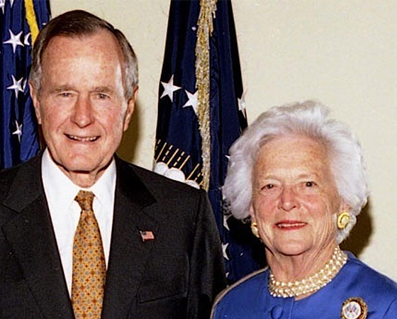 Bush y su esposa Bárbara, fallecida en abril duraron 73 años de matrimonio.