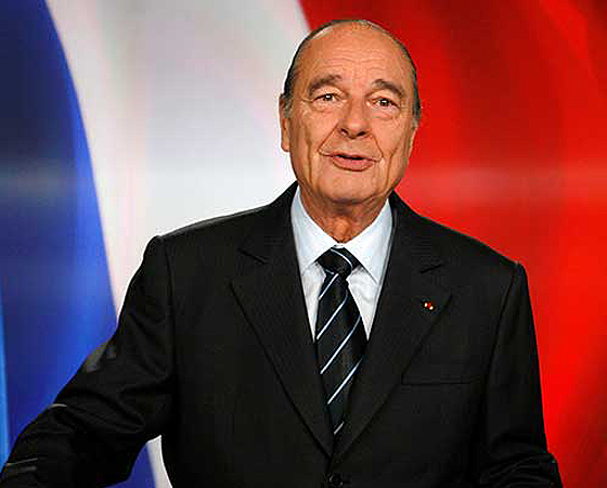 Chirac fue presidente de Francia en dos períodos.