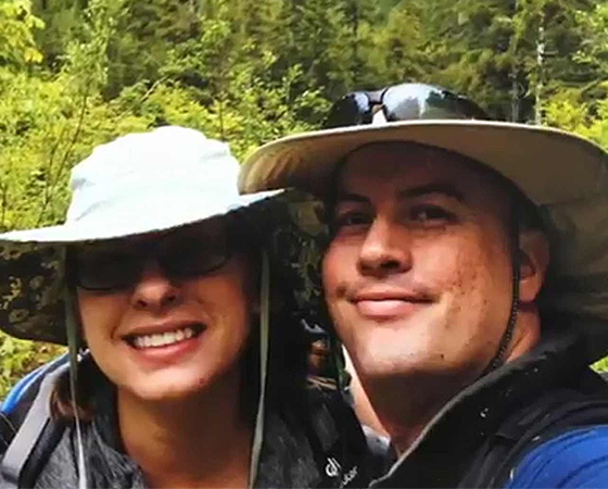Hill y su exmarido en otros tiempos.